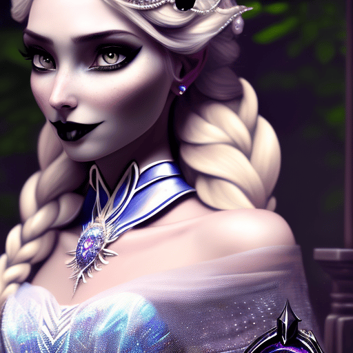 Stable Diffusion - Cybergoth Elsa