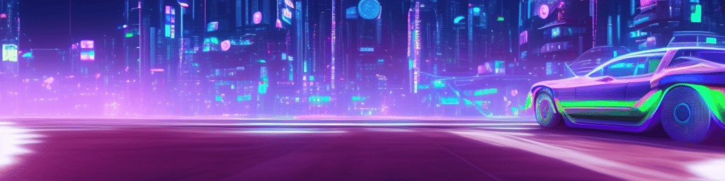 Stable Diffusion - Futuristic cyberpunk city