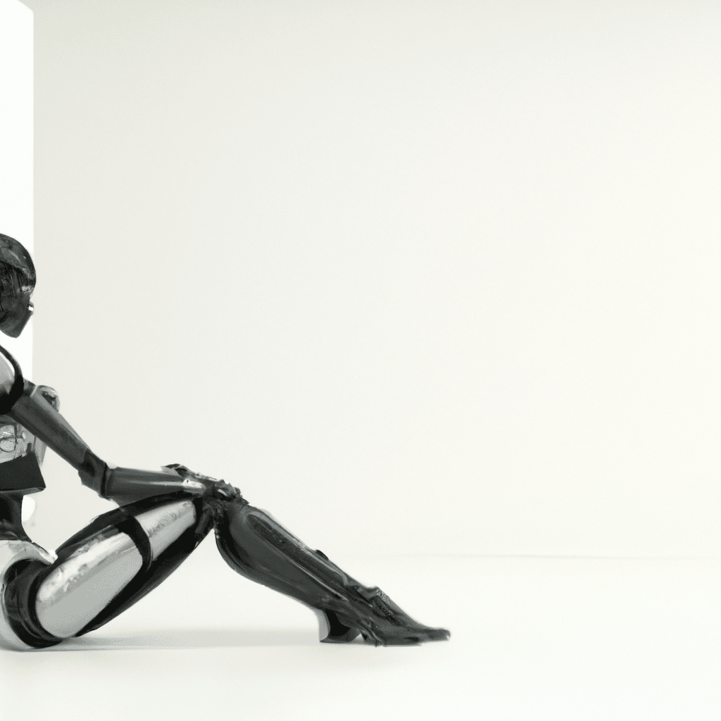 DALL·E - Sci-fi art Robot posing