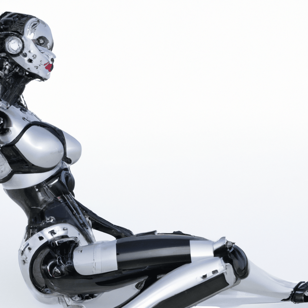 DALL·E - Sci-fi art Robot posing