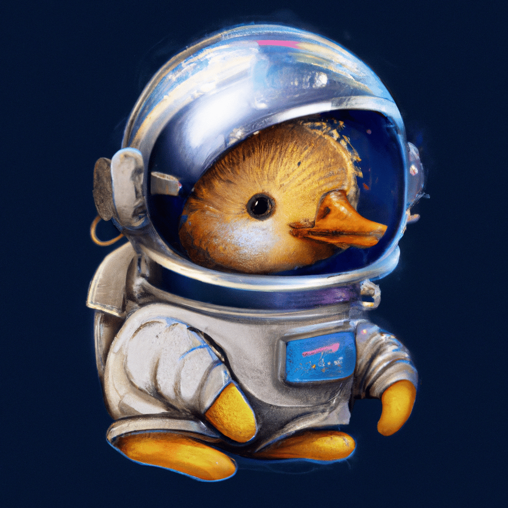 DALL·E - Space duckling