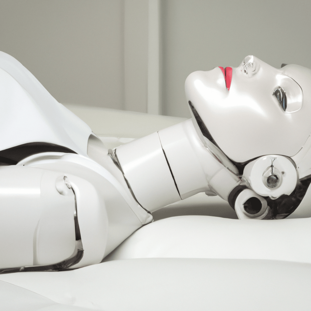 DALL·E - Sci-fi art - Robot in sleep mode