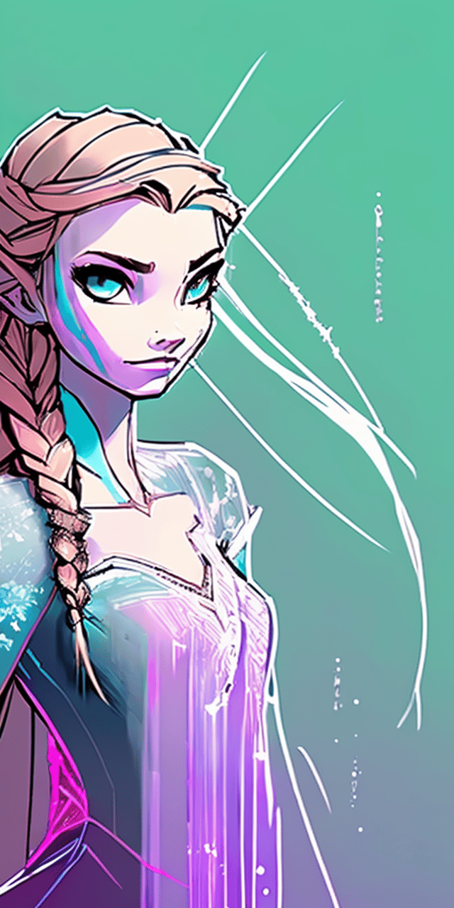 Inkpunk Diffusion - Elsa
